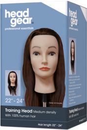 Viviabella 95% Human Hair Mannequin Head Hairdresser Training Head Man -  viviaBella Hair