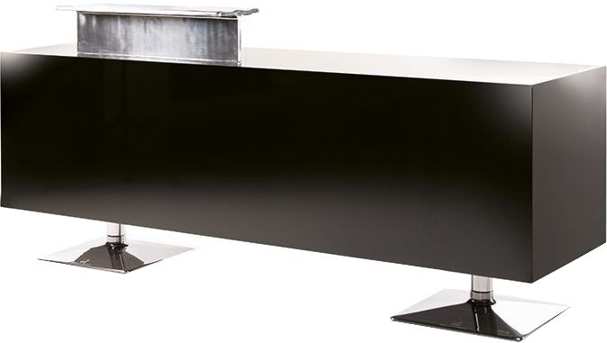 Mg Bross Torix Black Reception Desk