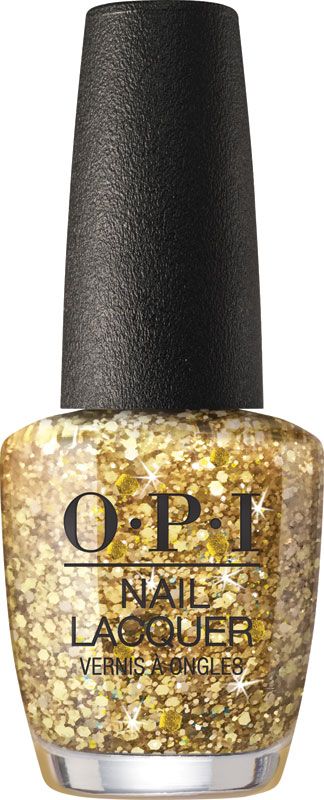 opi gold nail varnish