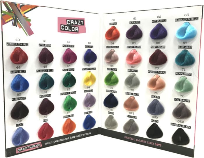 Crazy Color Shade Chart