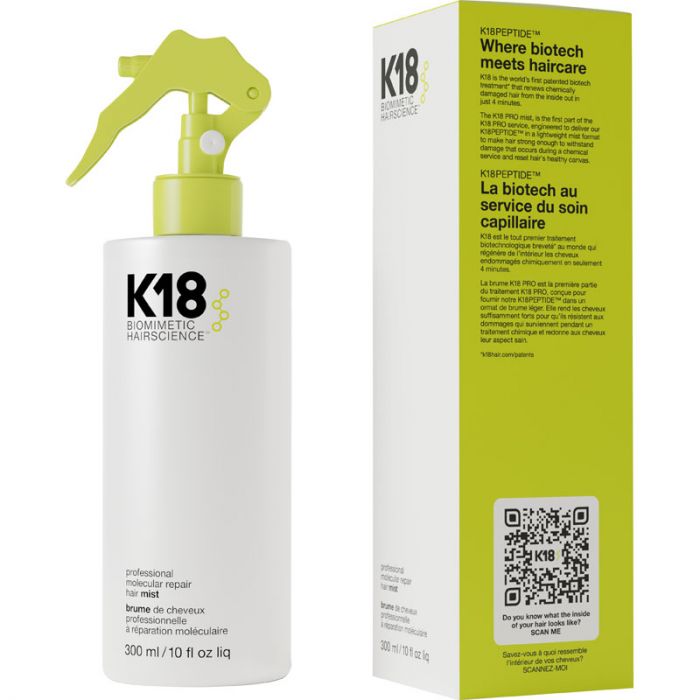 K18 Biomimetic Hairscience Professional Molecular Repair Mist deals 150ml/5oz